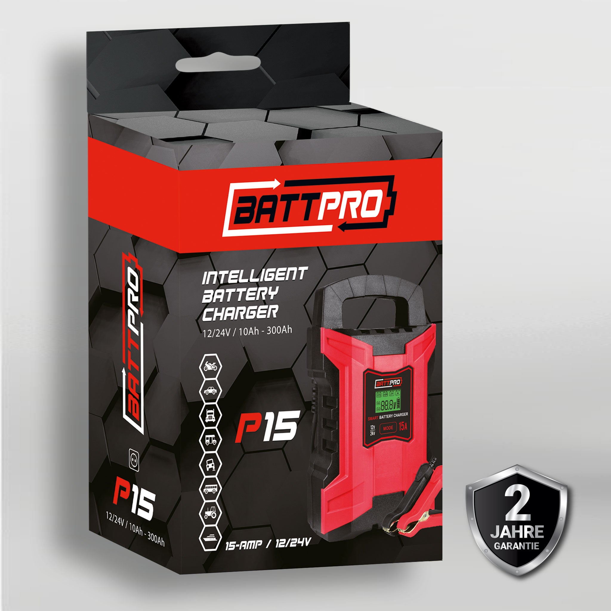 BATTPRO Ladegerät P15